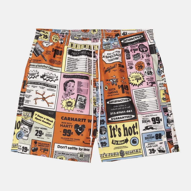 Carhartt WIP Herren Slater Badeshorts | Hue Katalogdruck