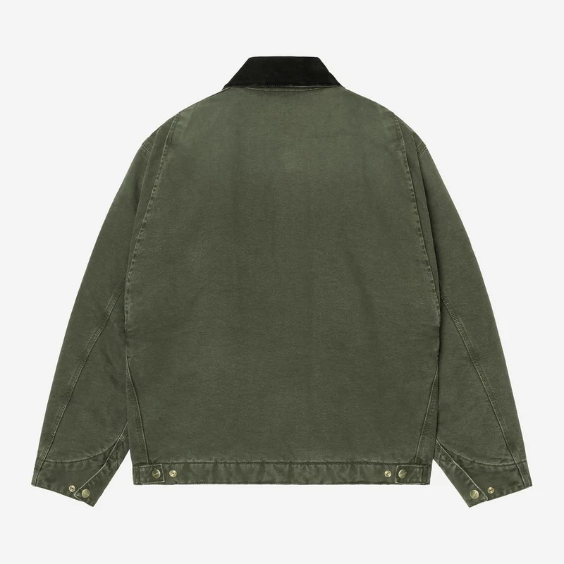 Carhartt WIP Herren OG Detroit Jacke | Olivgrün / Schwarzer Canvas
