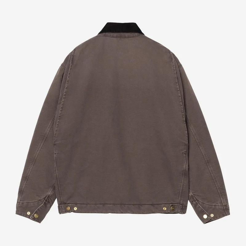 Carhartt WIP Herren OG Detroit Jacke | Tobacco / Black Stone Canvas