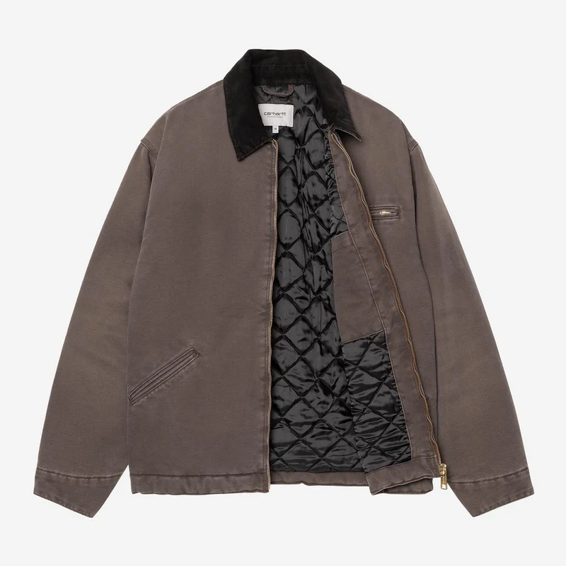 Carhartt WIP Herren OG Detroit Jacke | Tobacco / Black Stone Canvas