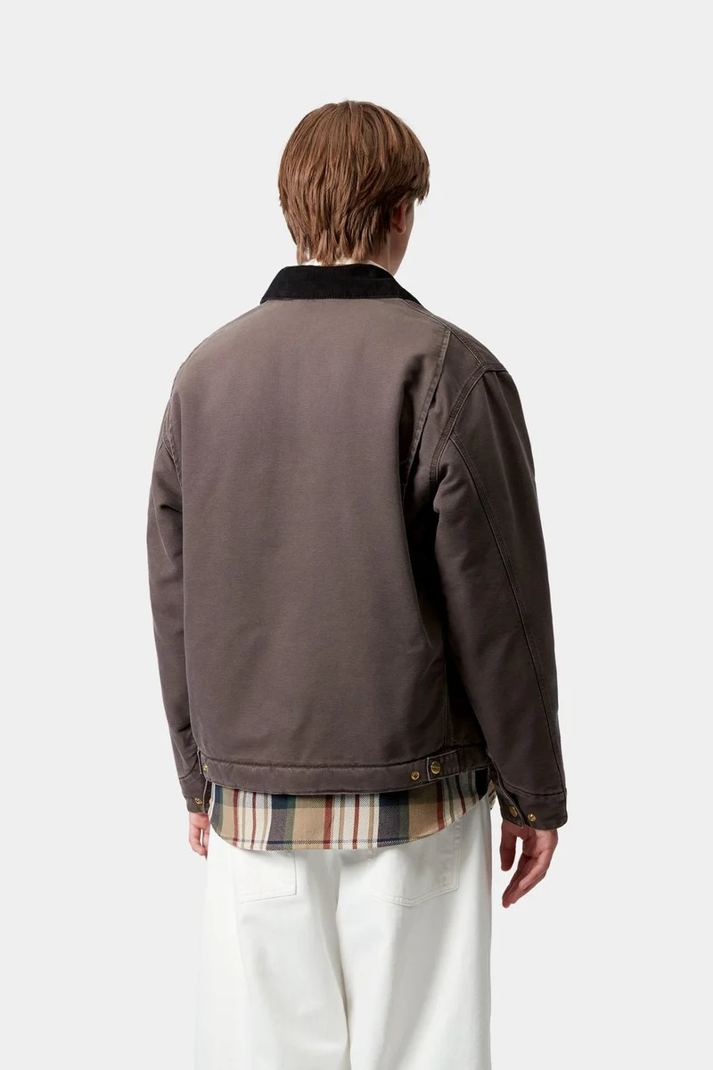 Carhartt WIP Herren OG Detroit Jacke | Tobacco / Black Stone Canvas