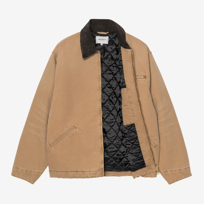 Carhartt WIP Herren OG Detroit Jacke | Hamilton Brown / Tobacco Stone Canvas