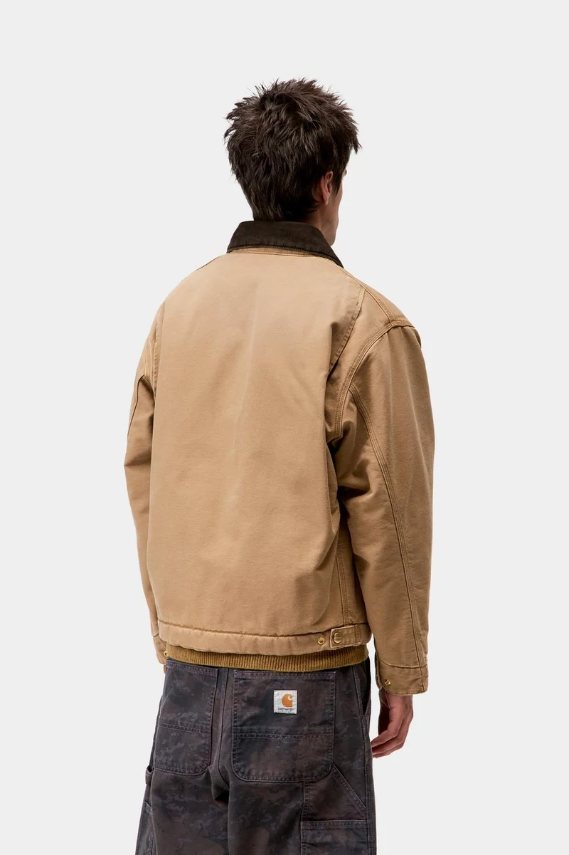 Carhartt WIP Herren OG Detroit Jacke | Hamilton Brown / Tobacco Stone Canvas