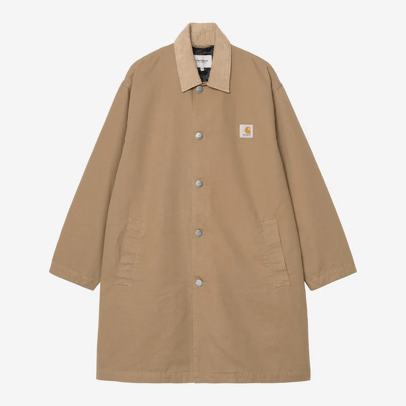 Carhartt WIP Herren Webster Manteljacke | Leder gespült