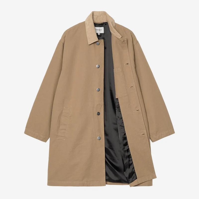 Carhartt WIP Herren Webster Manteljacke | Leder gespült