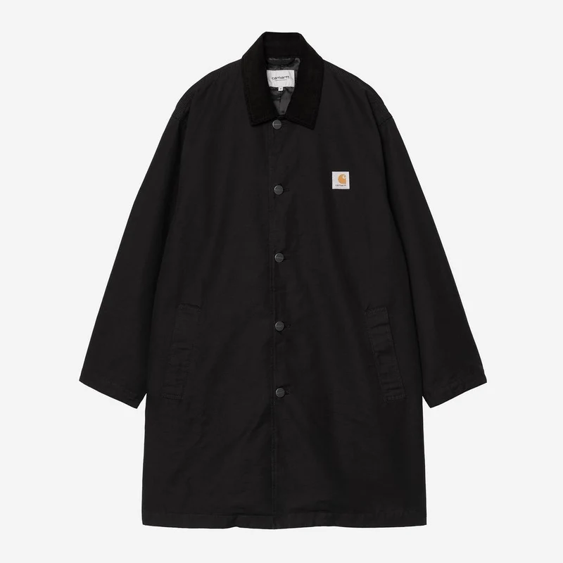 Carhartt WIP Herren Webster Manteljacke | Schwarz gespült