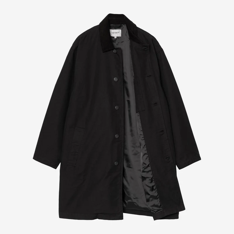 Carhartt WIP Herren Webster Manteljacke | Schwarz gespült