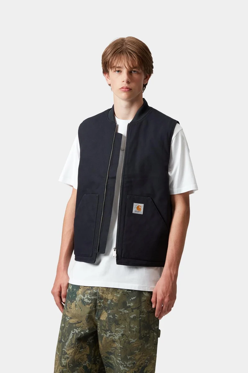 Carhartt WIP Klassische Weste für Herren | Dunkelblau
