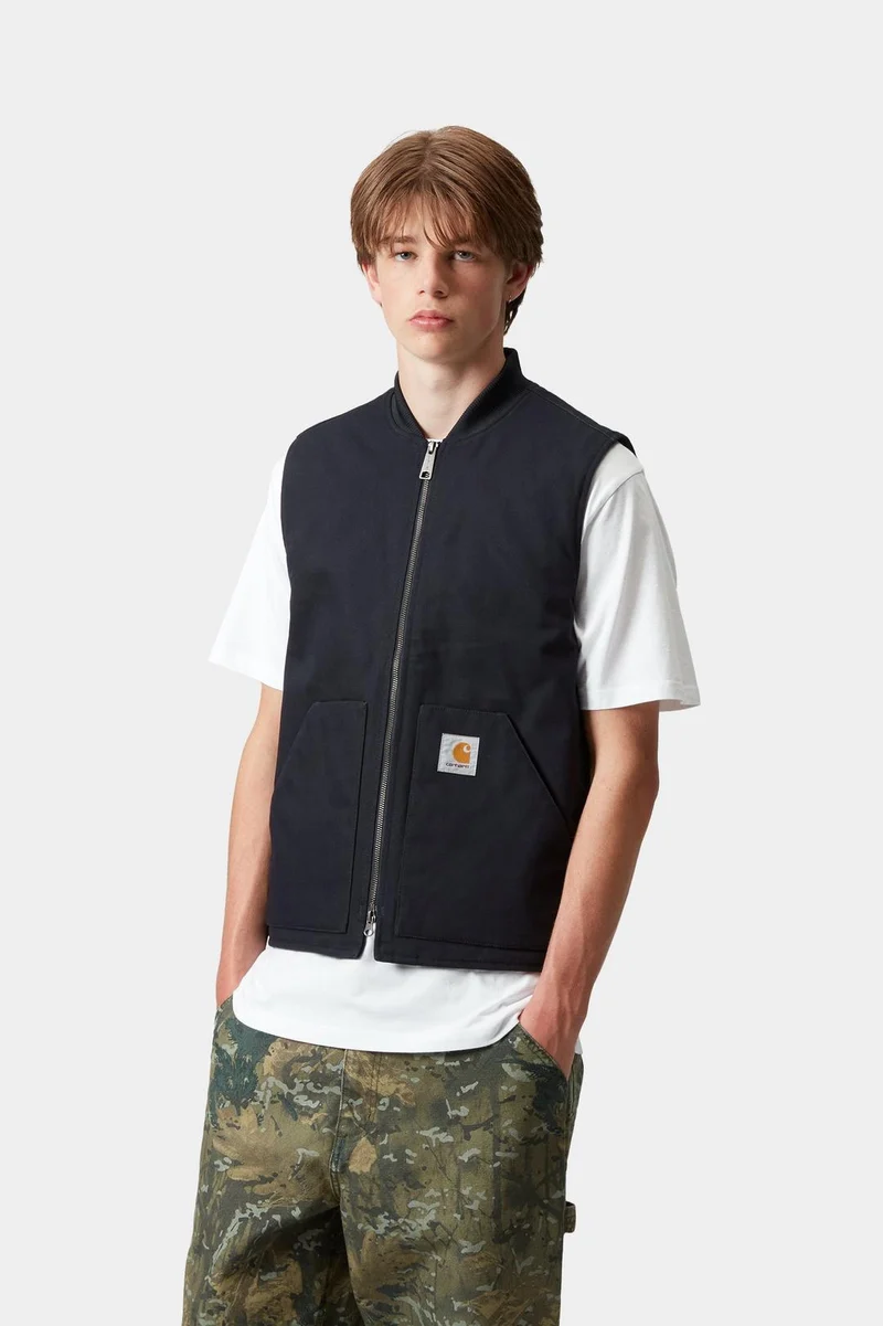 Carhartt WIP Klassische Weste für Herren | Dunkelblau