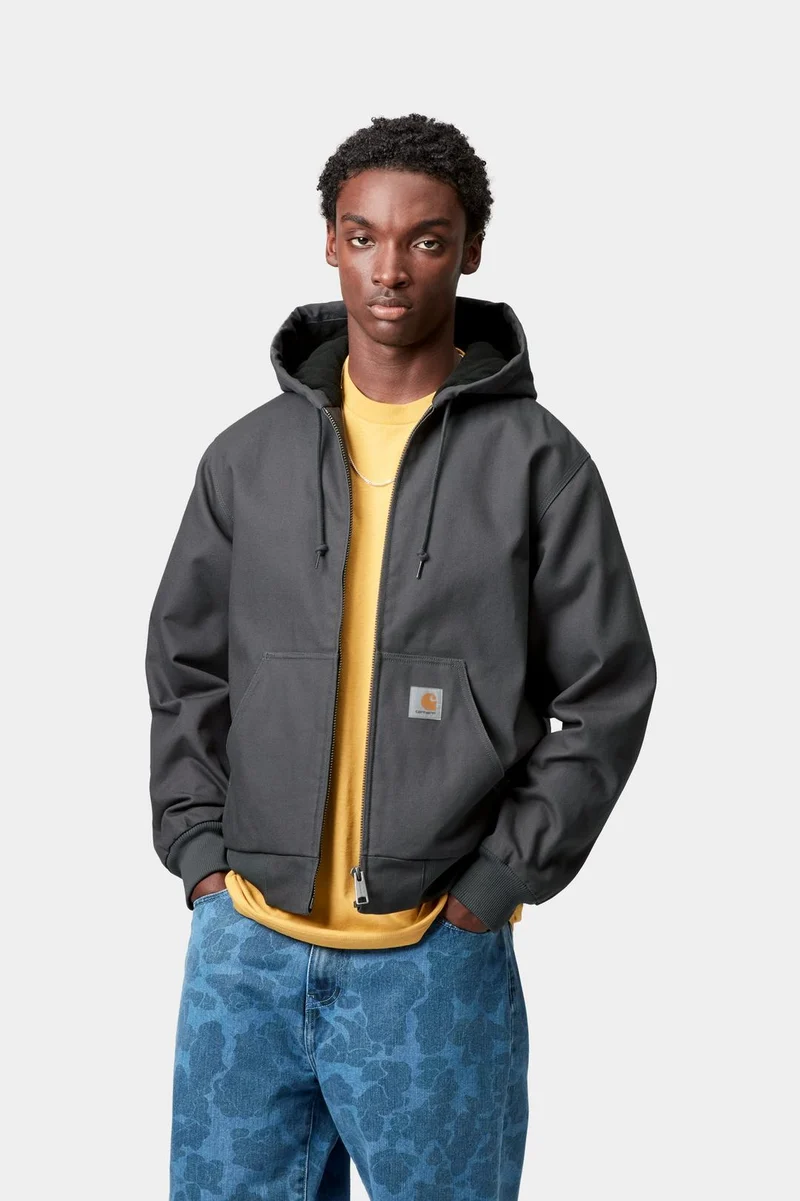 Carhartt WIP Herren Active Jacke | Graphit Rigid