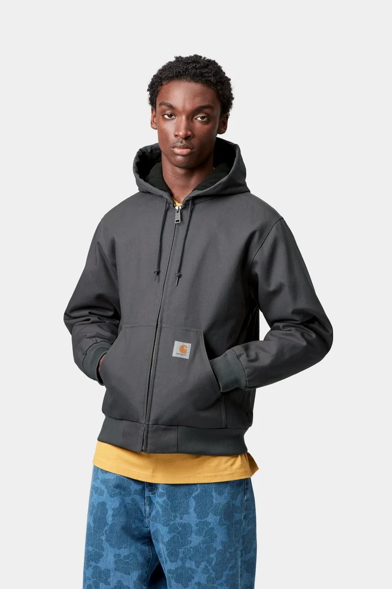 Carhartt WIP Herren Active Jacke | Graphit Rigid