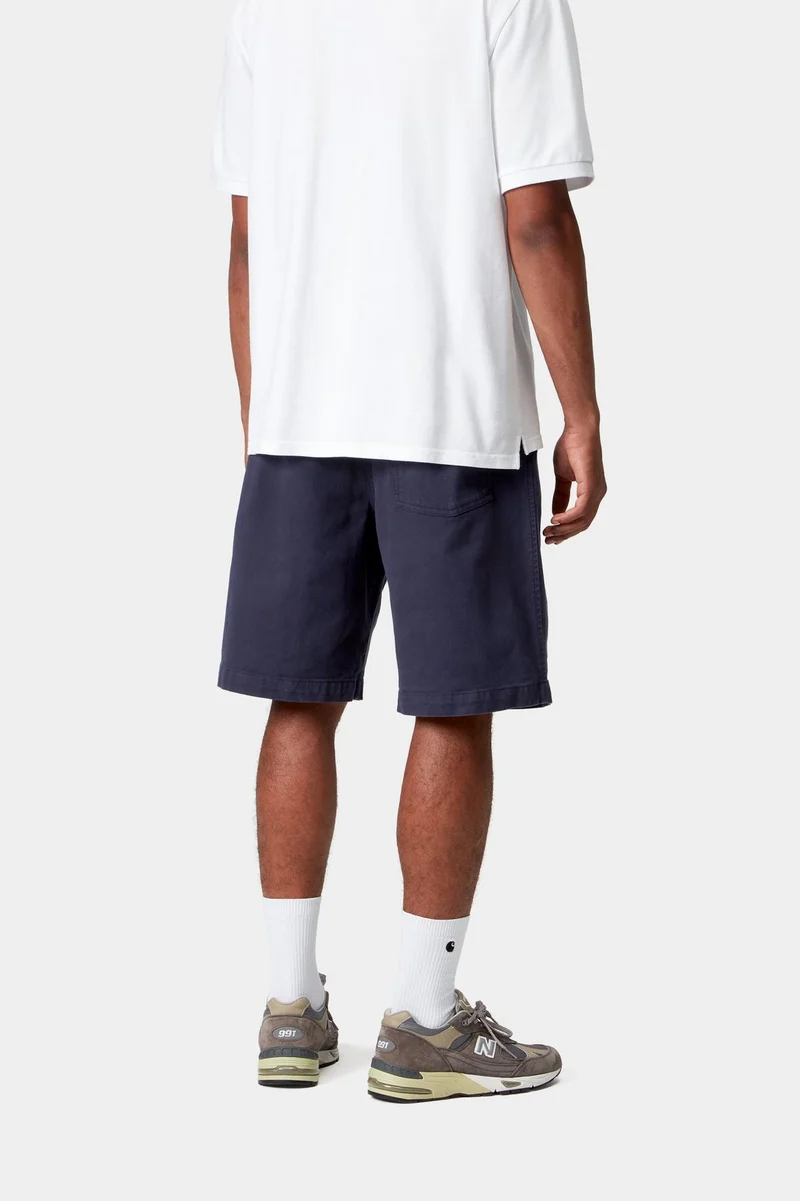 Carhartt WIP Herren Floyde Short | Garment Dyed in Air Force Blau