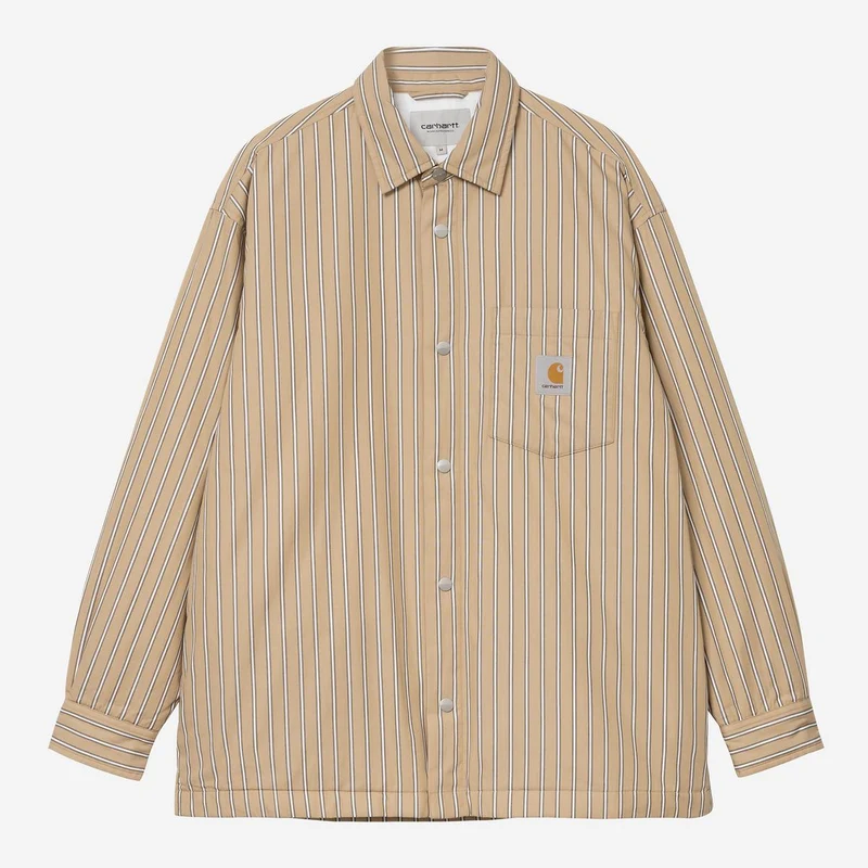 Carhartt WIP Herren Grimsby Hemdjacke | Dusty Hamilton Brown