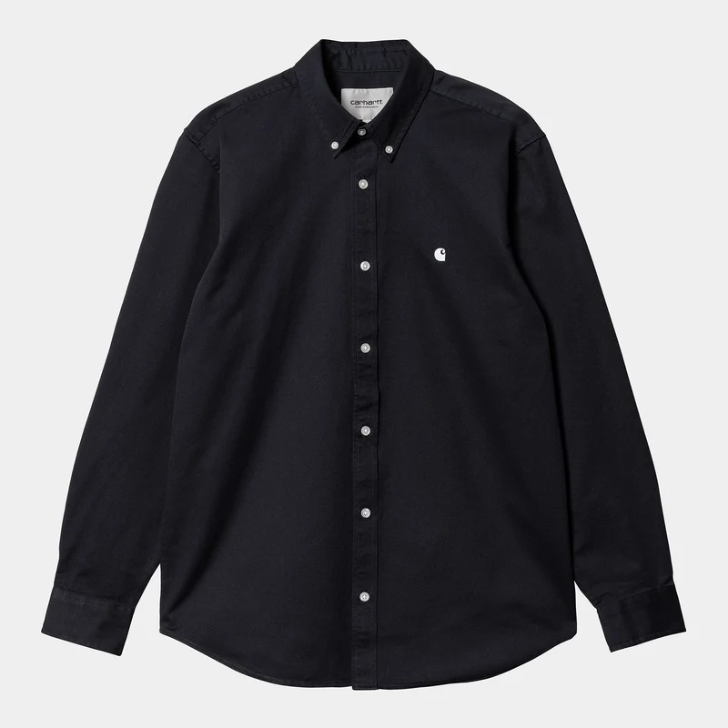 Carhartt WIP Madison Langarmhemd für Herren – Dunkelblau