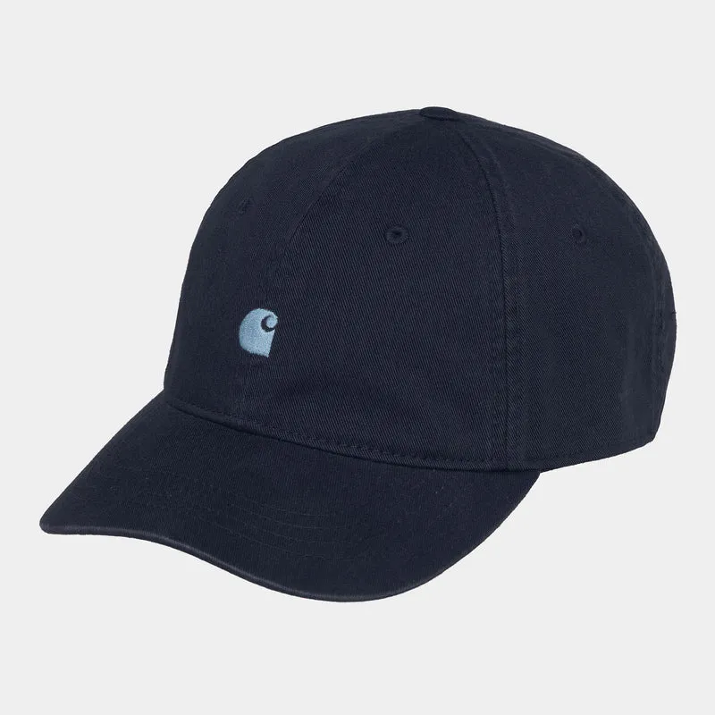 Carhartt WIP Unisex Madison Cap - Dunkelblau / Eisiges Wasser