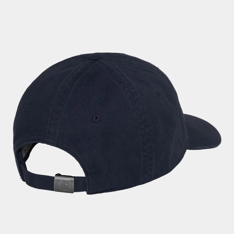 Carhartt WIP Unisex Madison Cap - Dunkelblau / Eisiges Wasser