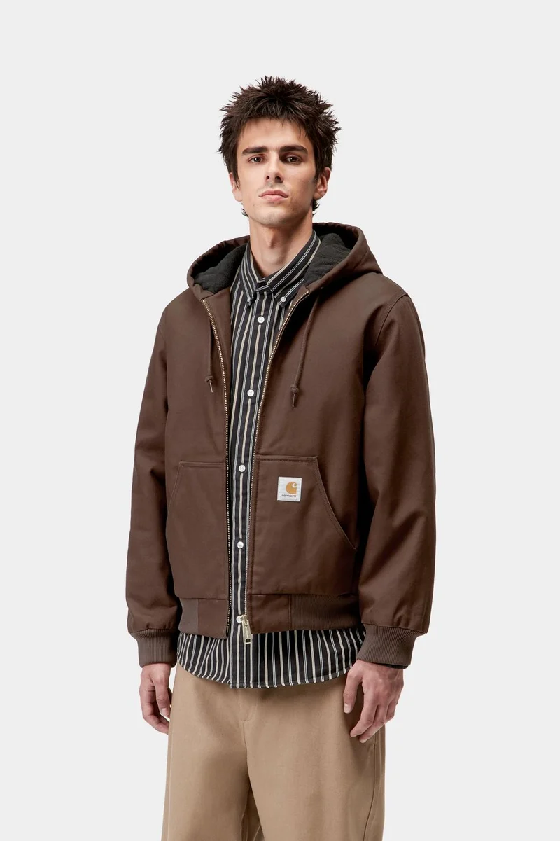 Carhartt WIP Herren Active Jacke | Tabakfarben