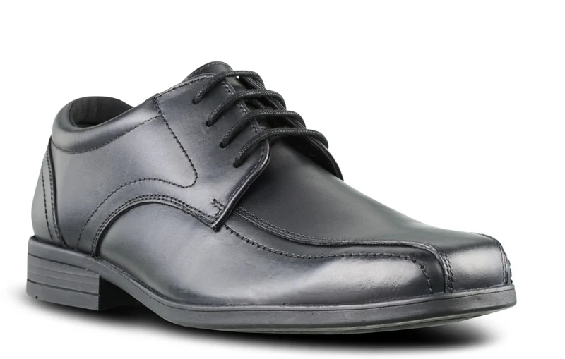 Term Edward Lace Kinderschuhe aus Leder | Schwarz