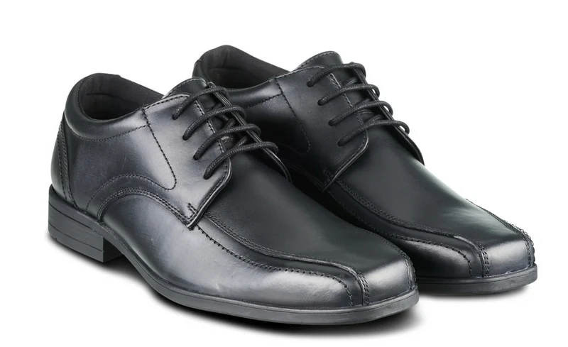 Term Edward Lace Kinderschuhe aus Leder | Schwarz