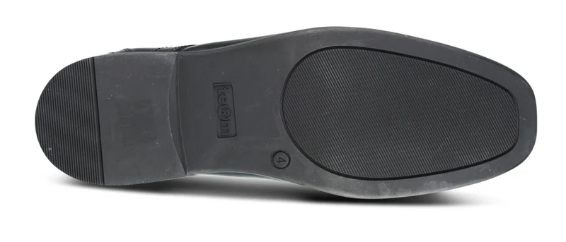 Term Edward Lace Kinderschuhe aus Leder | Schwarz