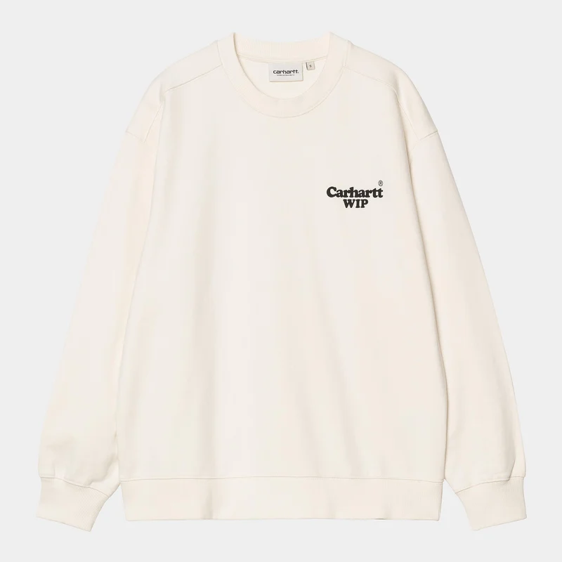 Carhartt WIP Damen Sweat-Top mit Knöpfen | Wachs