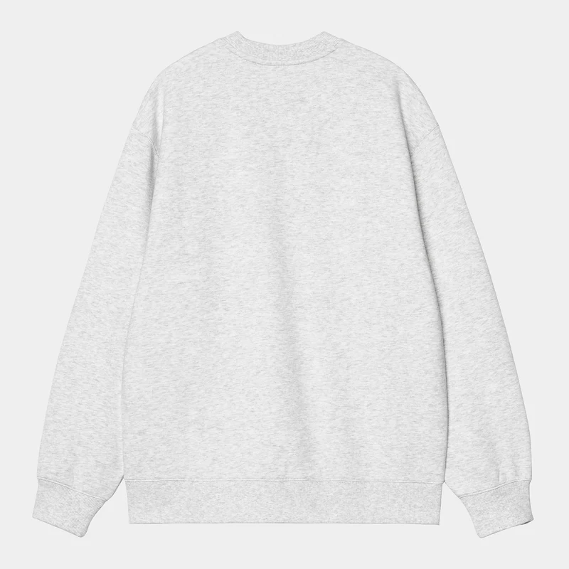 Carhartt WIP Womens Rivet Script Sweat Top | Ash Heather