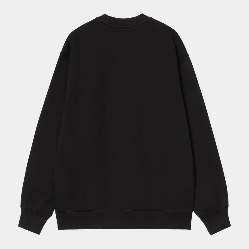 Carhartt WIP Damen Rivet Script Sweat Top | Schwarz