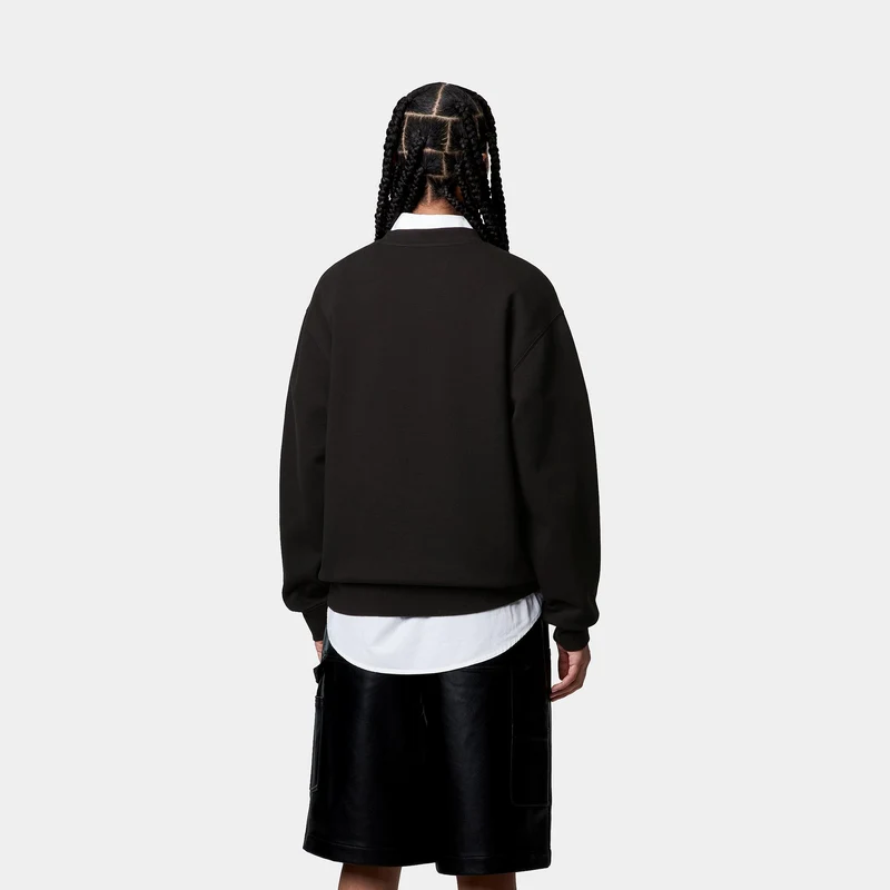 Carhartt WIP Damen Rivet Script Sweat Top | Schwarz