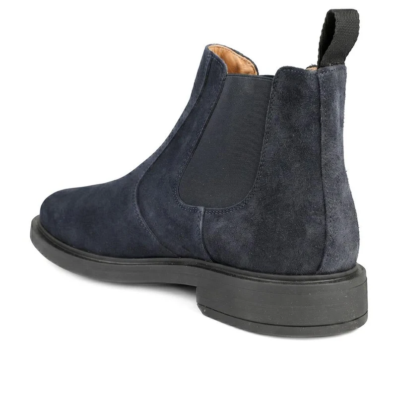 Daire Leather Chelsea Boots - DAIRE / 330 217 - Navy Suede
