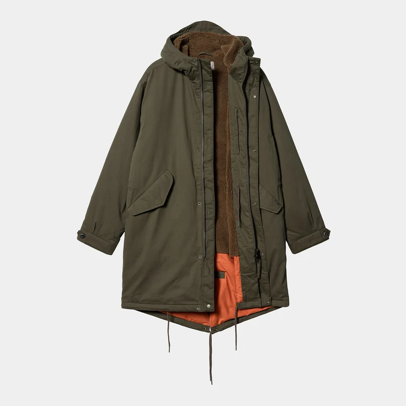 Carhartt WIP Herren Everett Parka Jacke - Zypresse
