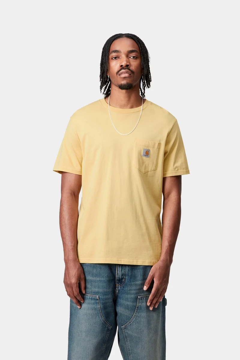 Carhartt WIP Herren Pocket T-Shirt | Luftgelb