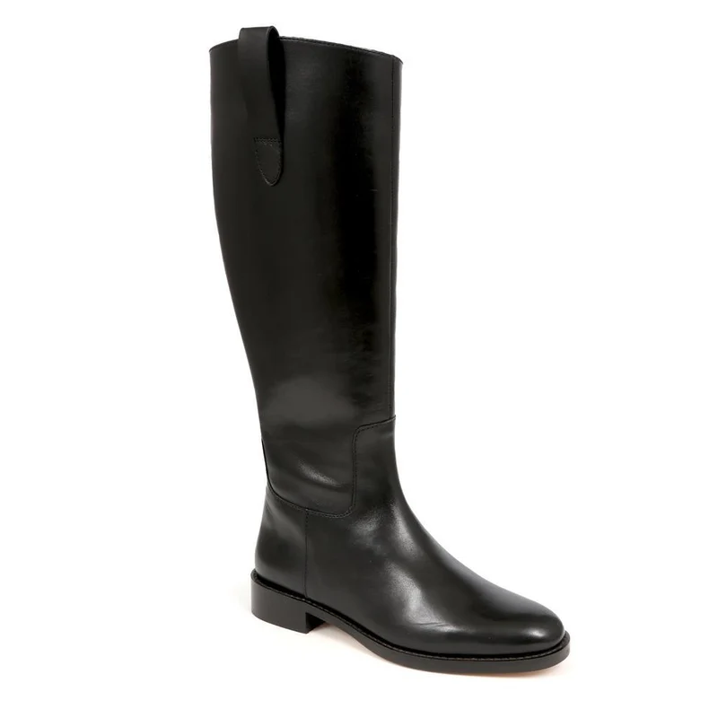 Emelia Large Calf Fit Leather Boots - EMELIAL / 326 211