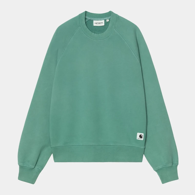Carhartt WIP Womens Hudson Chalk Wash Sweat Top | Saguaro
