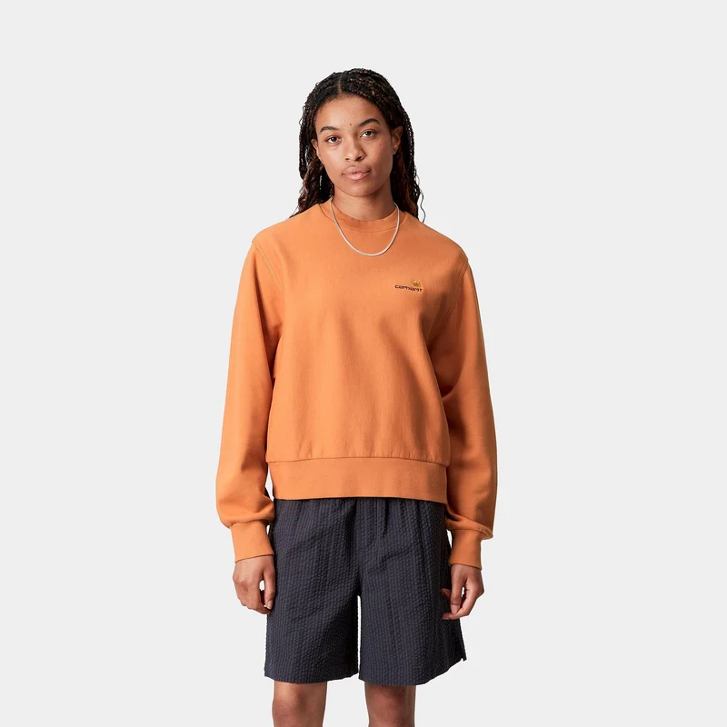 Carhartt WIP Frauen American Script Sweatshirt | Redhaven
