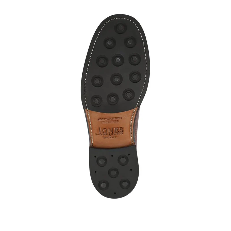 Barnes Goodyear Welt Leather Lace-Up Shoes - BARNES / 327 073 - Tan Grain