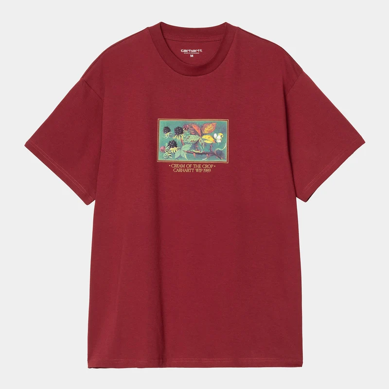 Carhartt WIP Herren Cream of the Crop T-Shirt | Scharlachrot