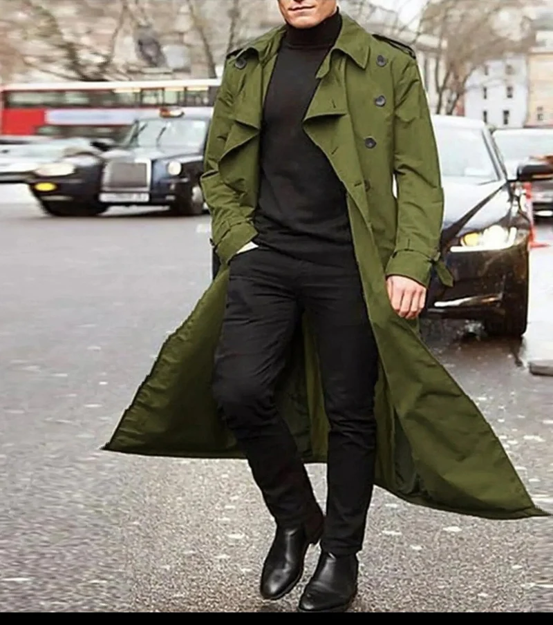 Niba | Lässiger modischer Herren Trenchcoat