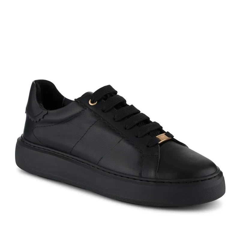 Astra Leather Trainers - ASTRA / 328 533 - Black-Black