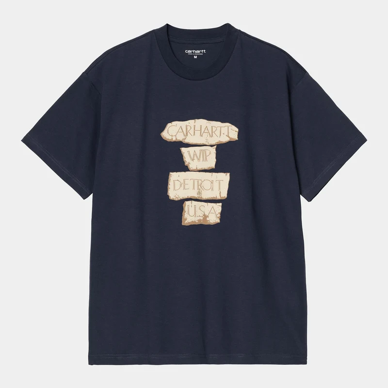 Carhartt WIP Herren Masterpiece T-Shirt | Luftwaffenblau
