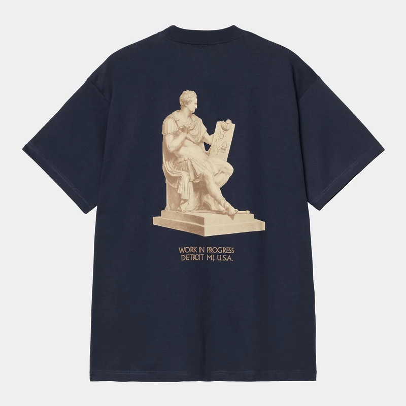 Carhartt WIP Herren Masterpiece T-Shirt | Luftwaffenblau