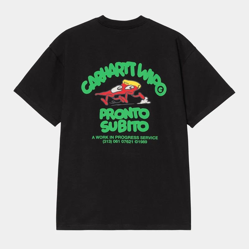 Carhartt WIP Herren Pronto T-Shirt | Schwarz