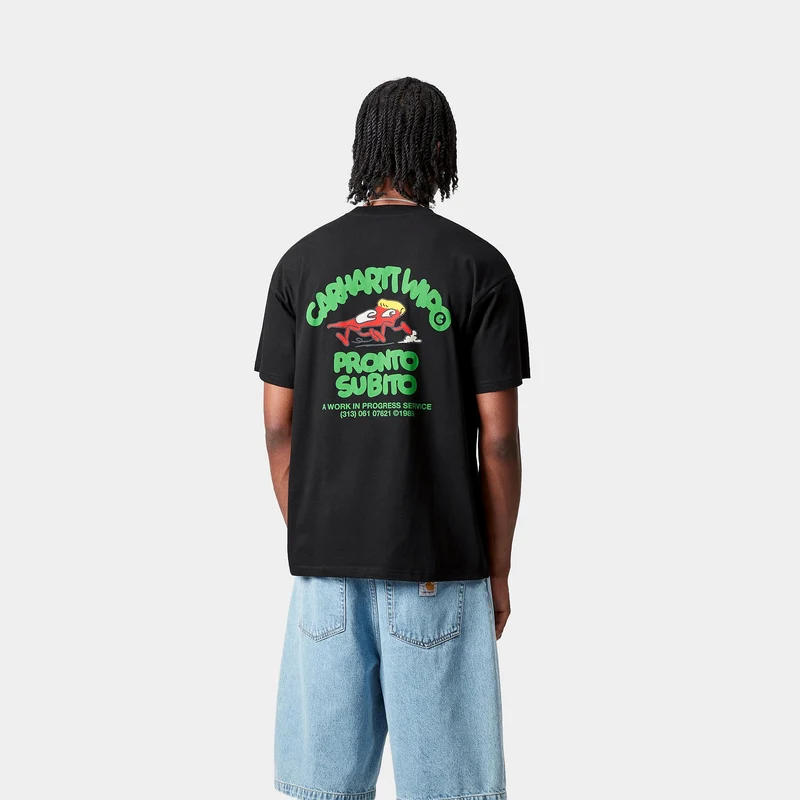 Carhartt WIP Herren Pronto T-Shirt | Schwarz