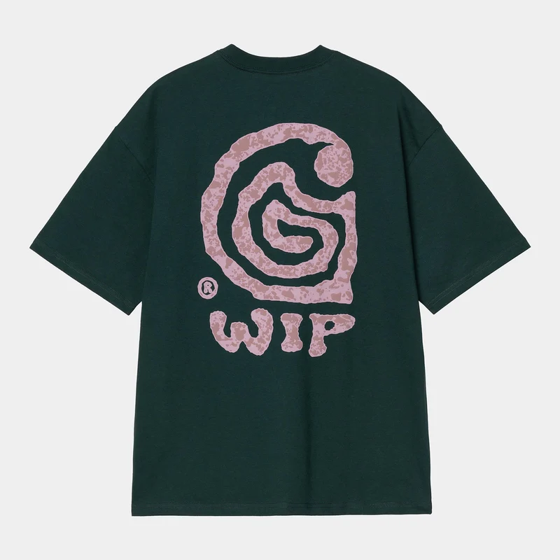 Carhartt WIP Herren Helix T-Shirt | Tiefe Lagune