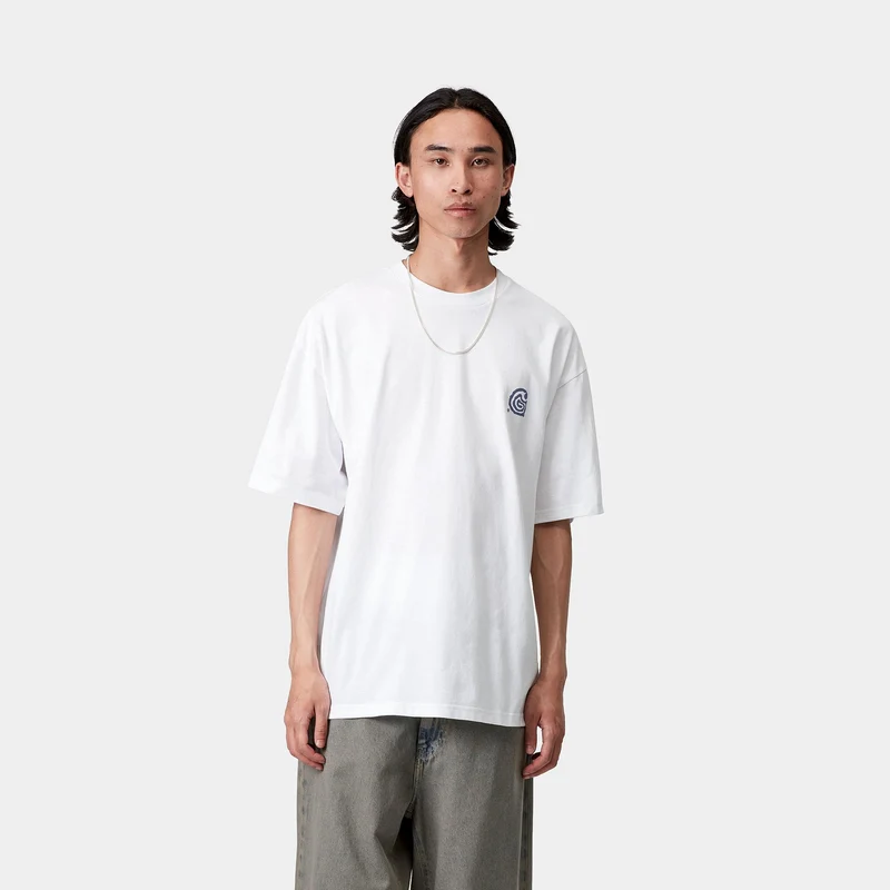 Carhartt WIP Herren Helix T-Shirt | Weiß