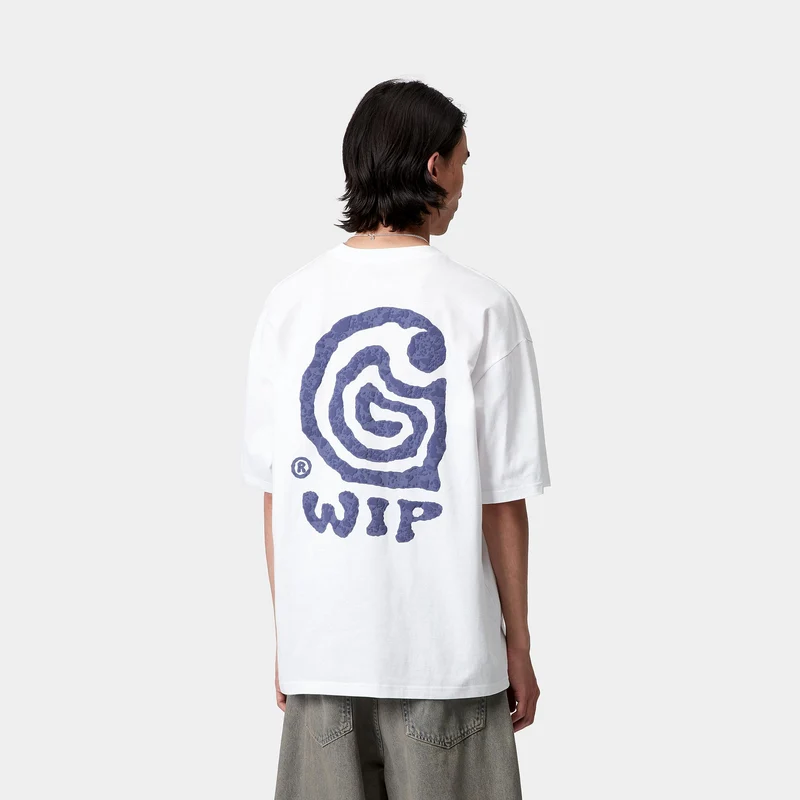 Carhartt WIP Herren Helix T-Shirt | Weiß