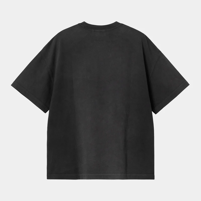 Carhartt WIP Herren Hudson Chalk Wash Pocket T-Shirt | Schwarz