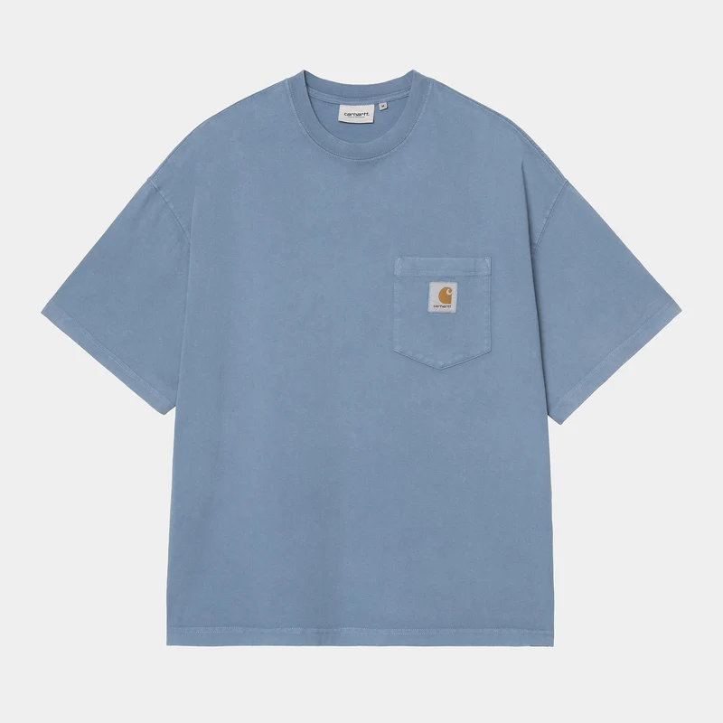 Carhartt WIP Herren Hudson Chalk Wash Pocket T-Shirt | Sorrent