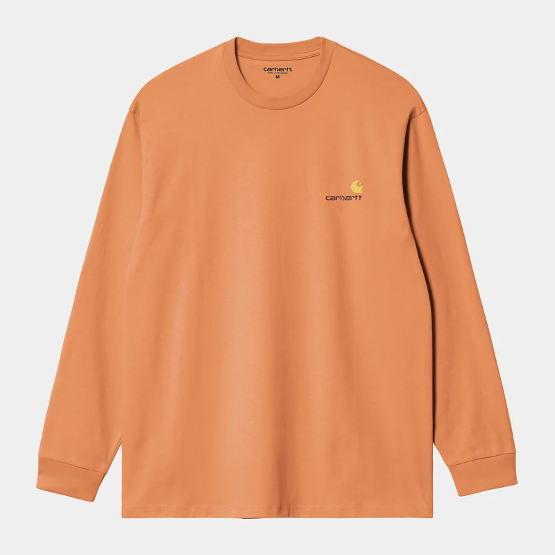 Carhartt WIP Herren American Script Langarm-T-Shirt | Redhaven