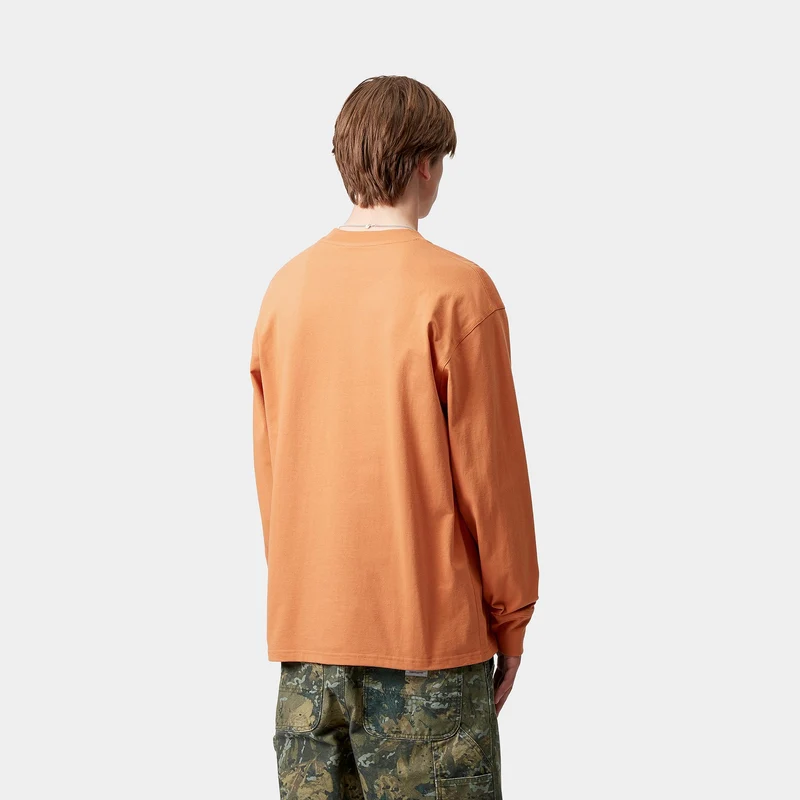 Carhartt WIP Herren American Script Langarm-T-Shirt | Redhaven