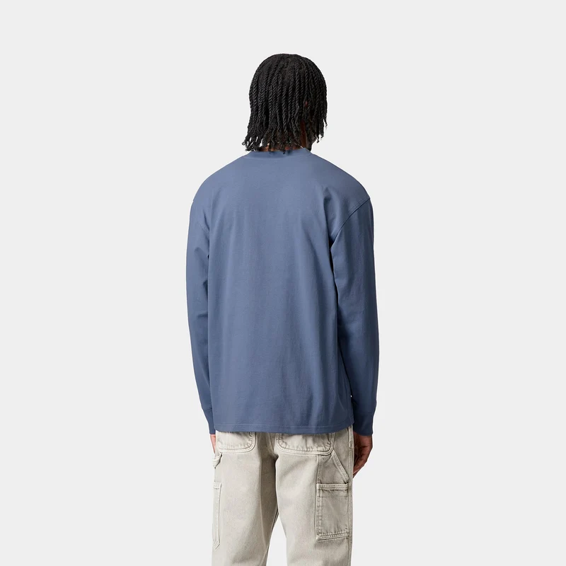 Carhartt WIP Herren American Script Langarm-T-Shirt | Sorrent